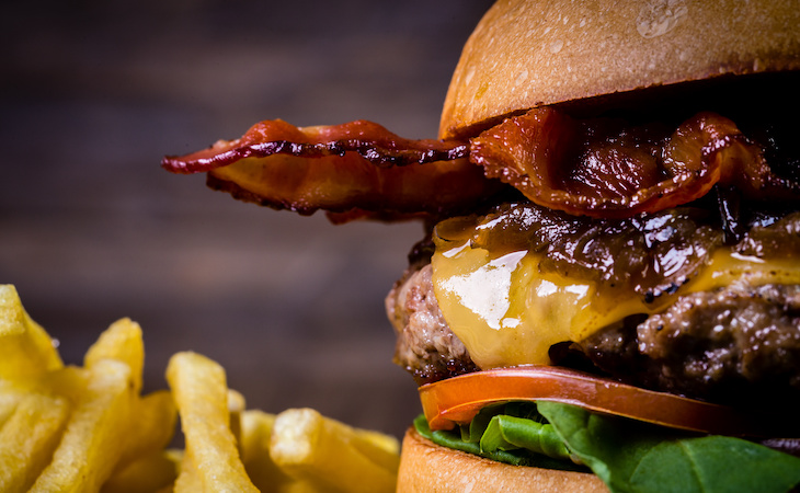 bacon cheeseburger