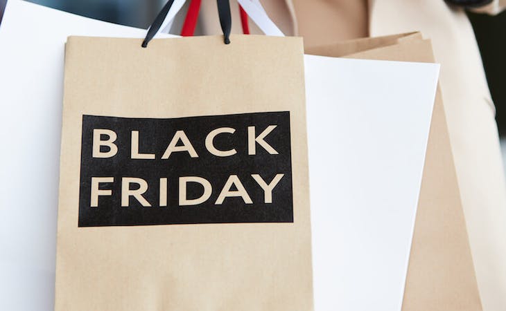 black friday mattress sales - image of shopping bags