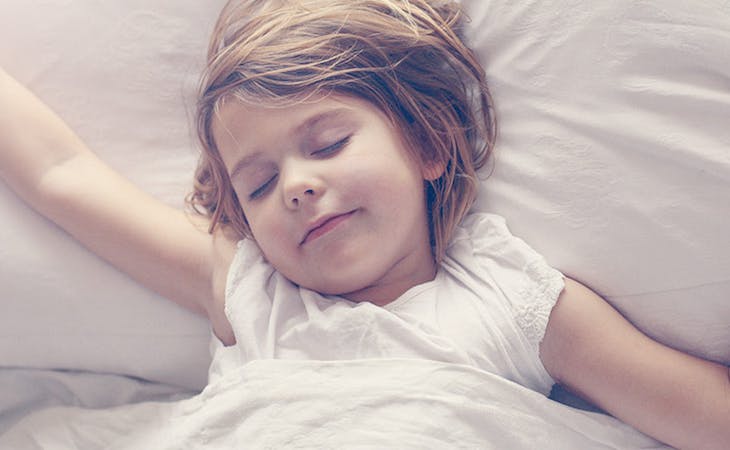 kids sleep - image of little girl sleeping
