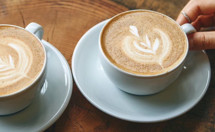 image of two lattes
