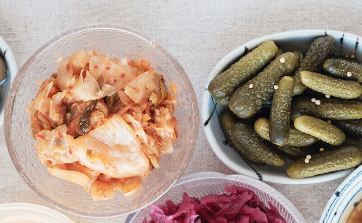 gut health and sleep - image of fermented foods for healthy gut