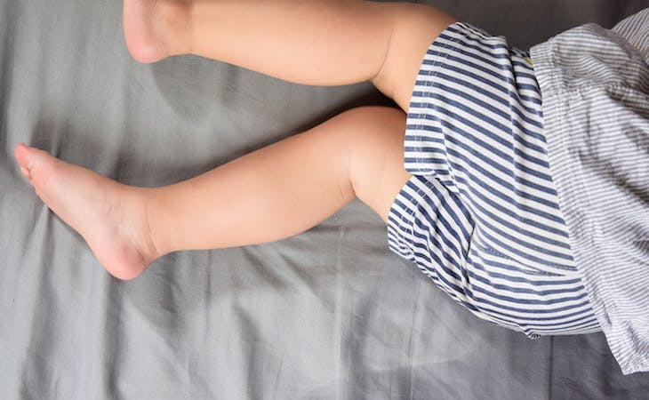 image of child wetting the bed