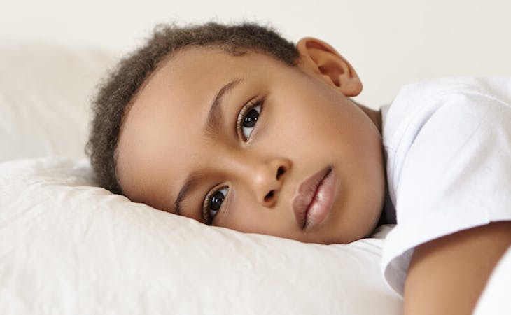 image of child with sleep disorder