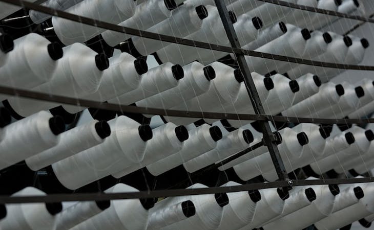 threads used to make saatva mattress in factory