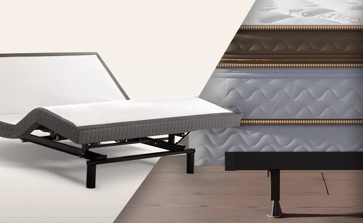 adjustable base vs box spring mattress foundation images