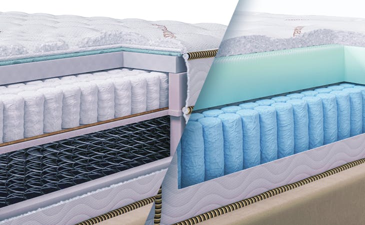 Hybrid vs. Innerspring Mattresses: Benefits, Drawbacks, and Key Features