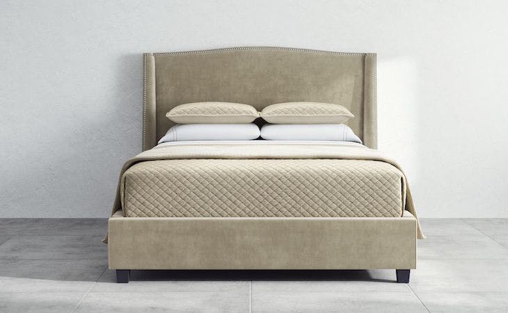 saatva upholstered bed frame