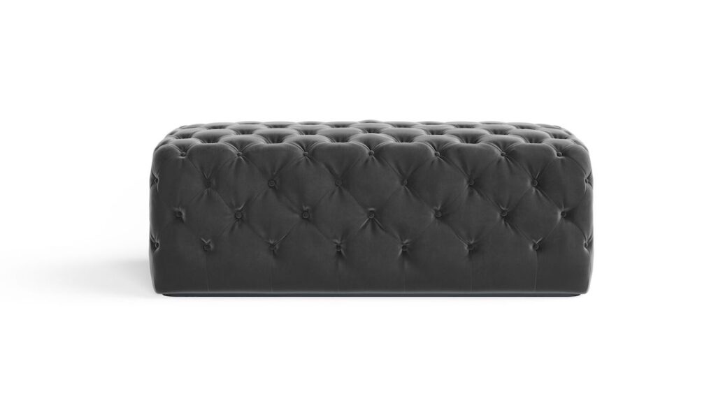 saatva constance tufted ottoman