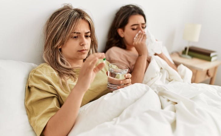 Should You Sleep in the Same Bedroom as Someone Who’s Sick?