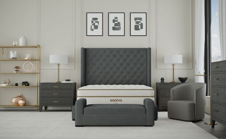 velvet bedroom furniture - saatva