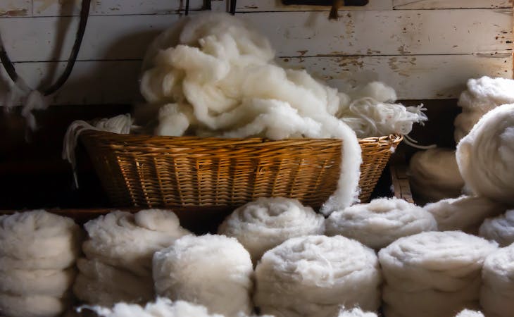 pile of wool