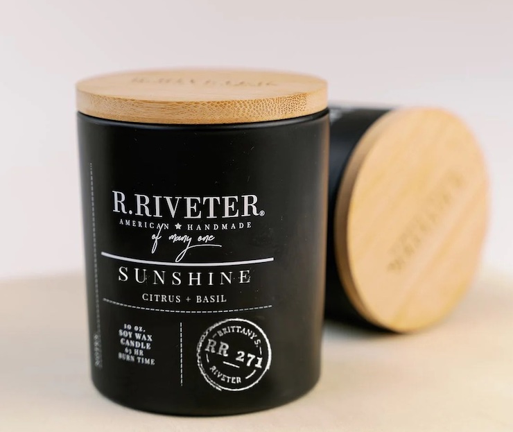 R. Riveter Sunshine Candle - earth day gift guide