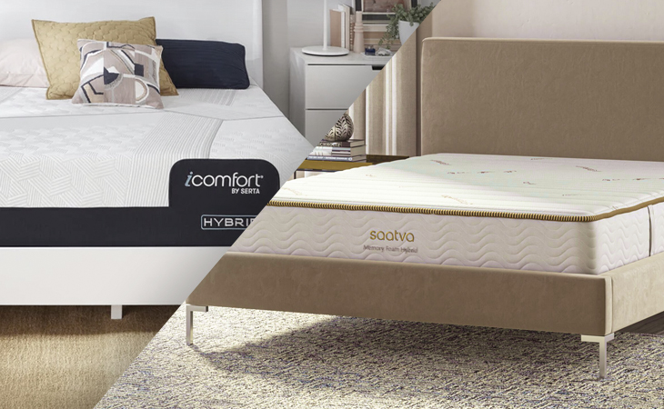 saatva memory foam hybrid vs serta icomfort