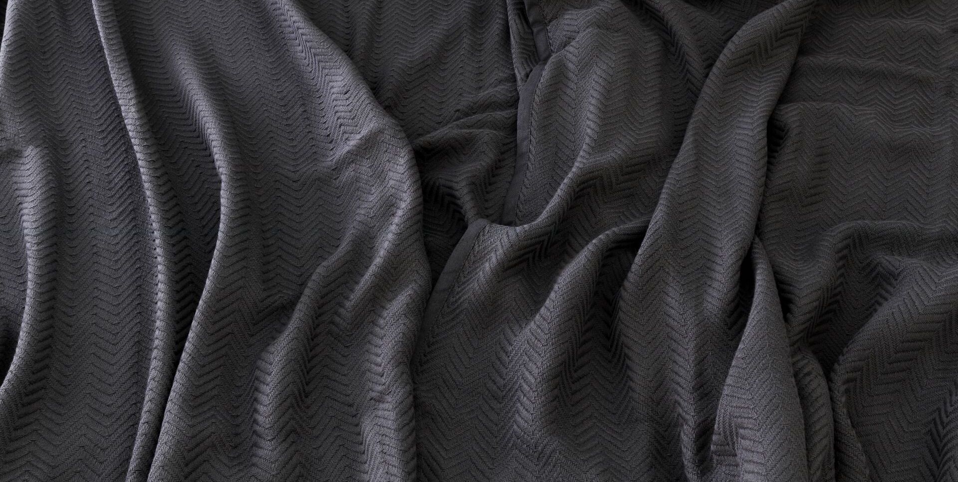 saatva herringbone knit blanket