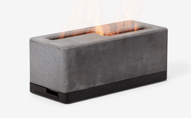 Flikrfire The XL Personal Concrete Fireplace