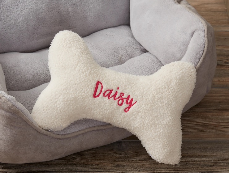 Personalization Mall Personalized Dog Bone Pet Pillow