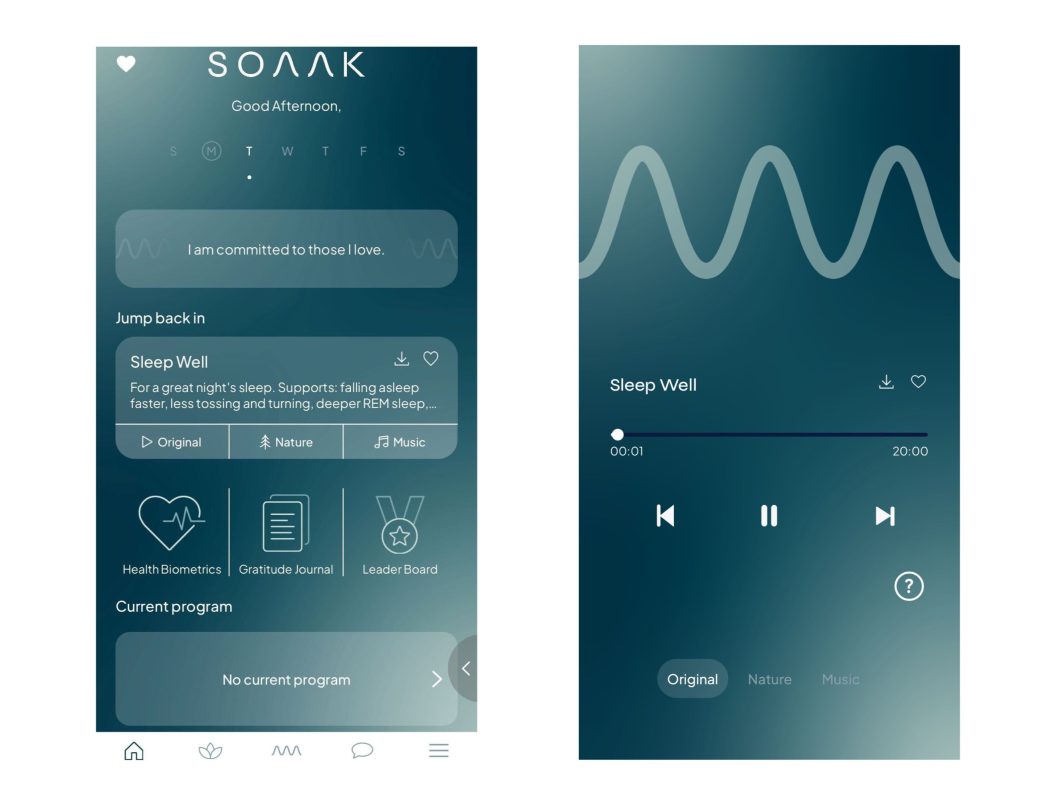 soaak app screenshots