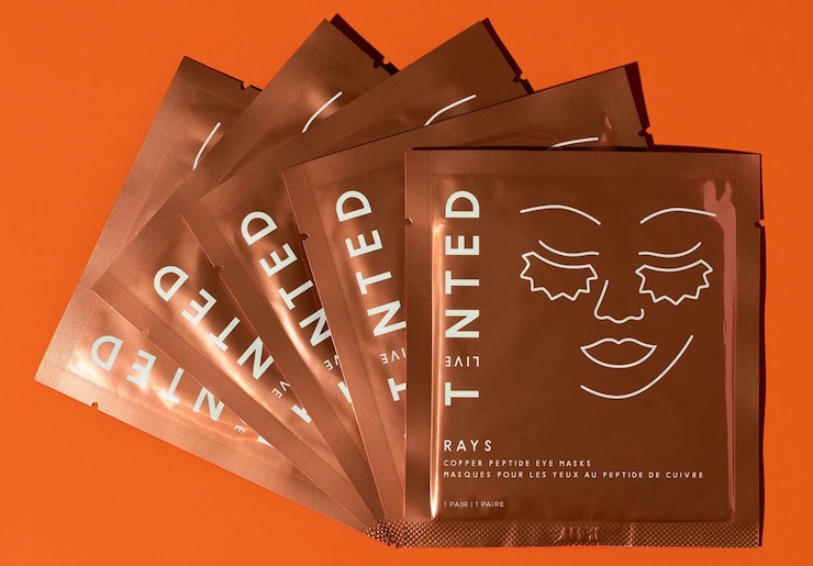 Live Tinted Rays Copper Peptide Eye Masks Set