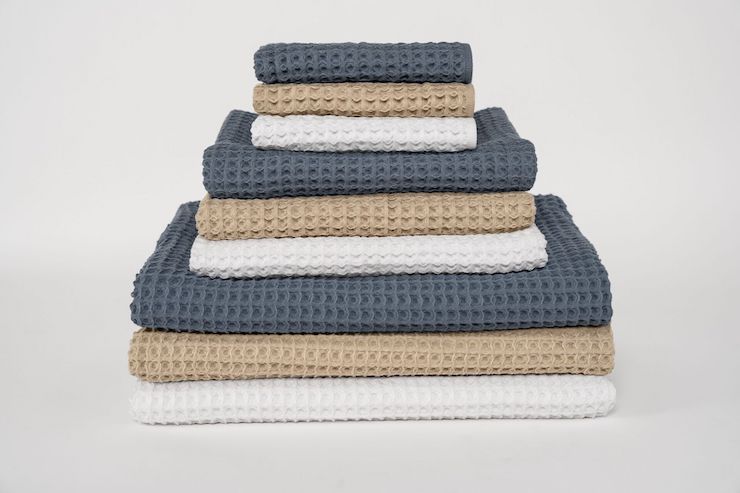 saatva waffle towel collection