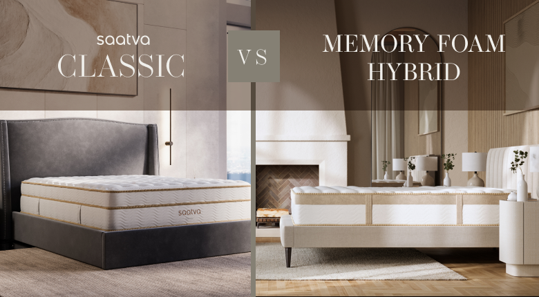 saatva classic vs saatva memory foam hybrid