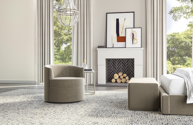 Saatva Luna Swivel Chair