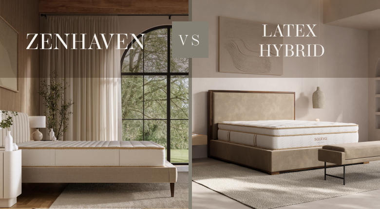 Comparison of two mattress styles - zenhaven vs saatva latex hybrid