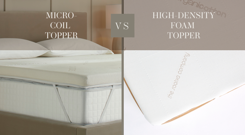 Comparison of mattress toppers - saatva micro-coil vs saatva high-density foam