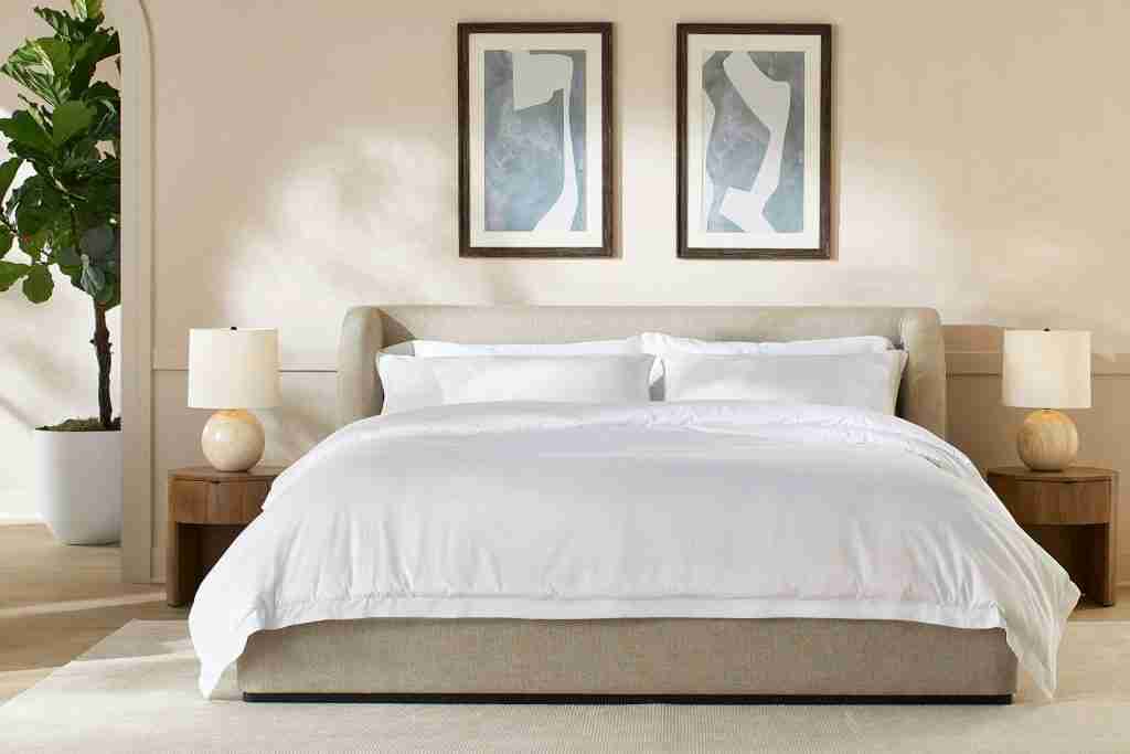 organic sateen duvet cover set lifestyle white 3 2