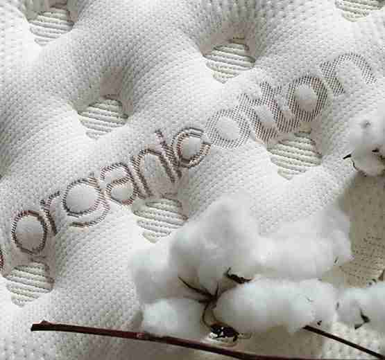 Saatva Mattress Organic Cotton Stitching Cotton Fibers