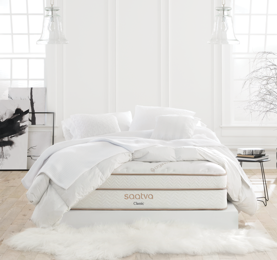 Saatva Classic White Room