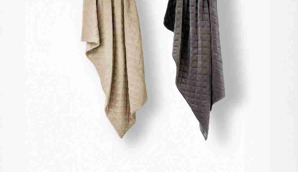 Bedding Weighted Blanket taupe graphite