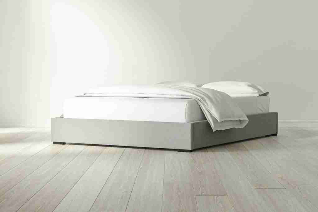amalfi platform bed angle pewter 3 2