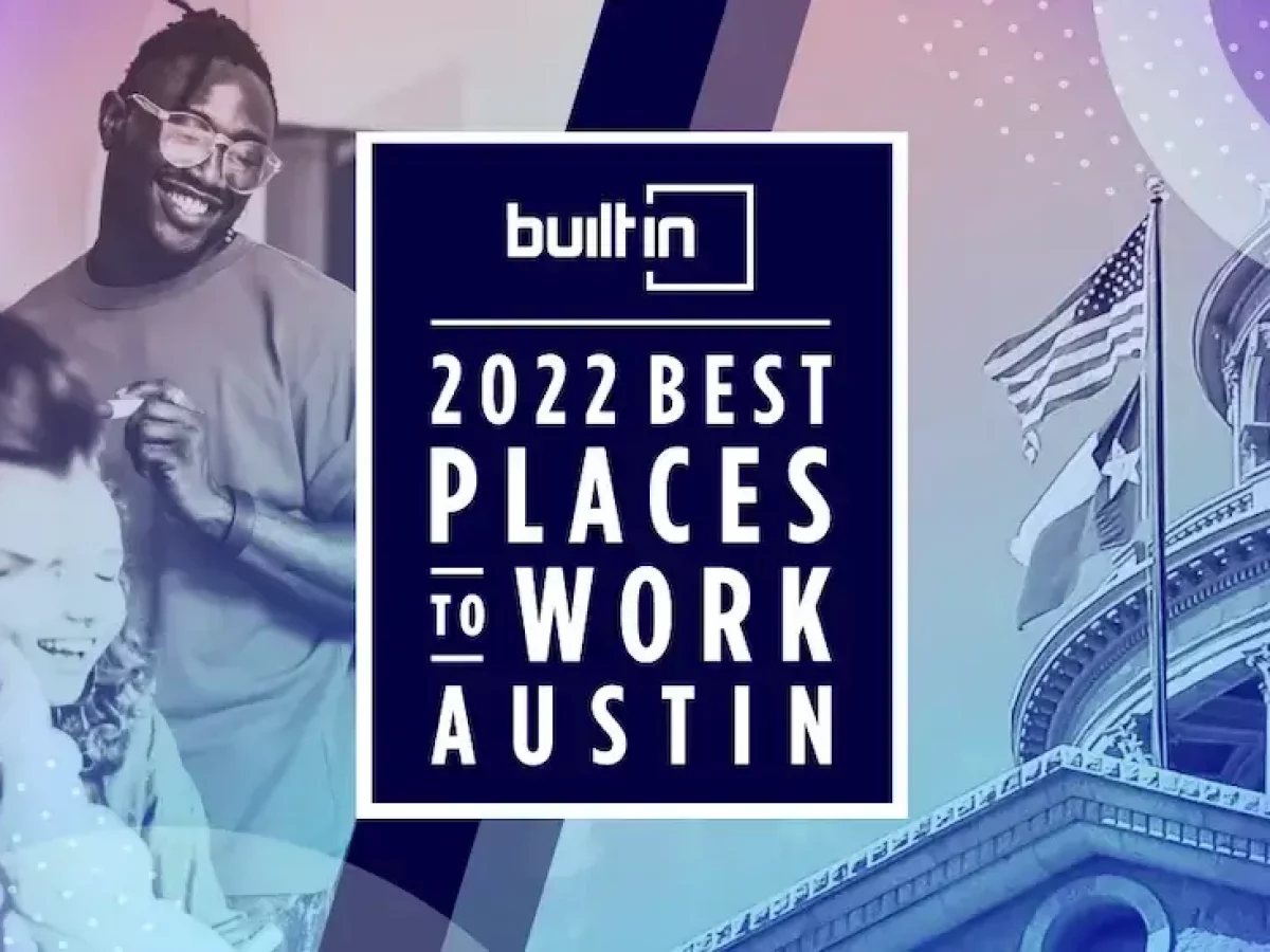 Built In Austin Best Places to Work 2022 - Saatva Press Room