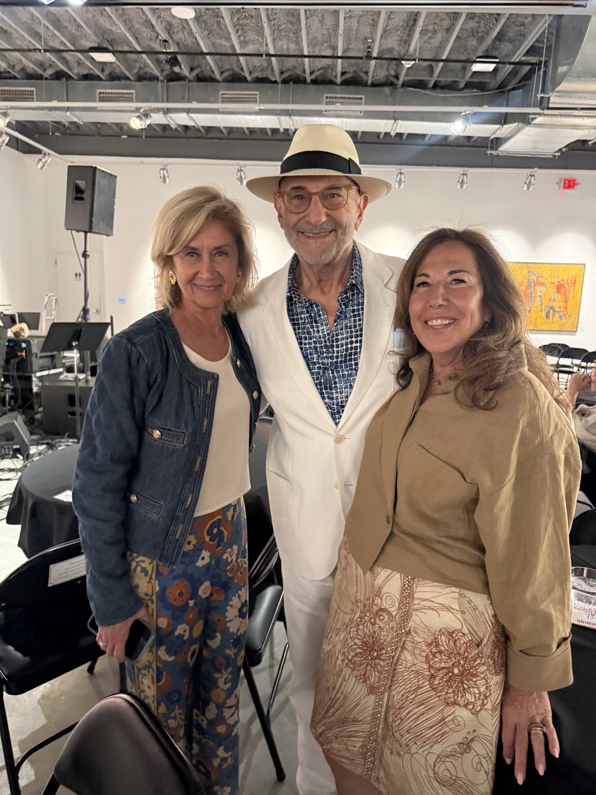 MoCA CT Sr Director of Development Janice Egan, Board President William Felton and MoCA CT President Jodi Felton