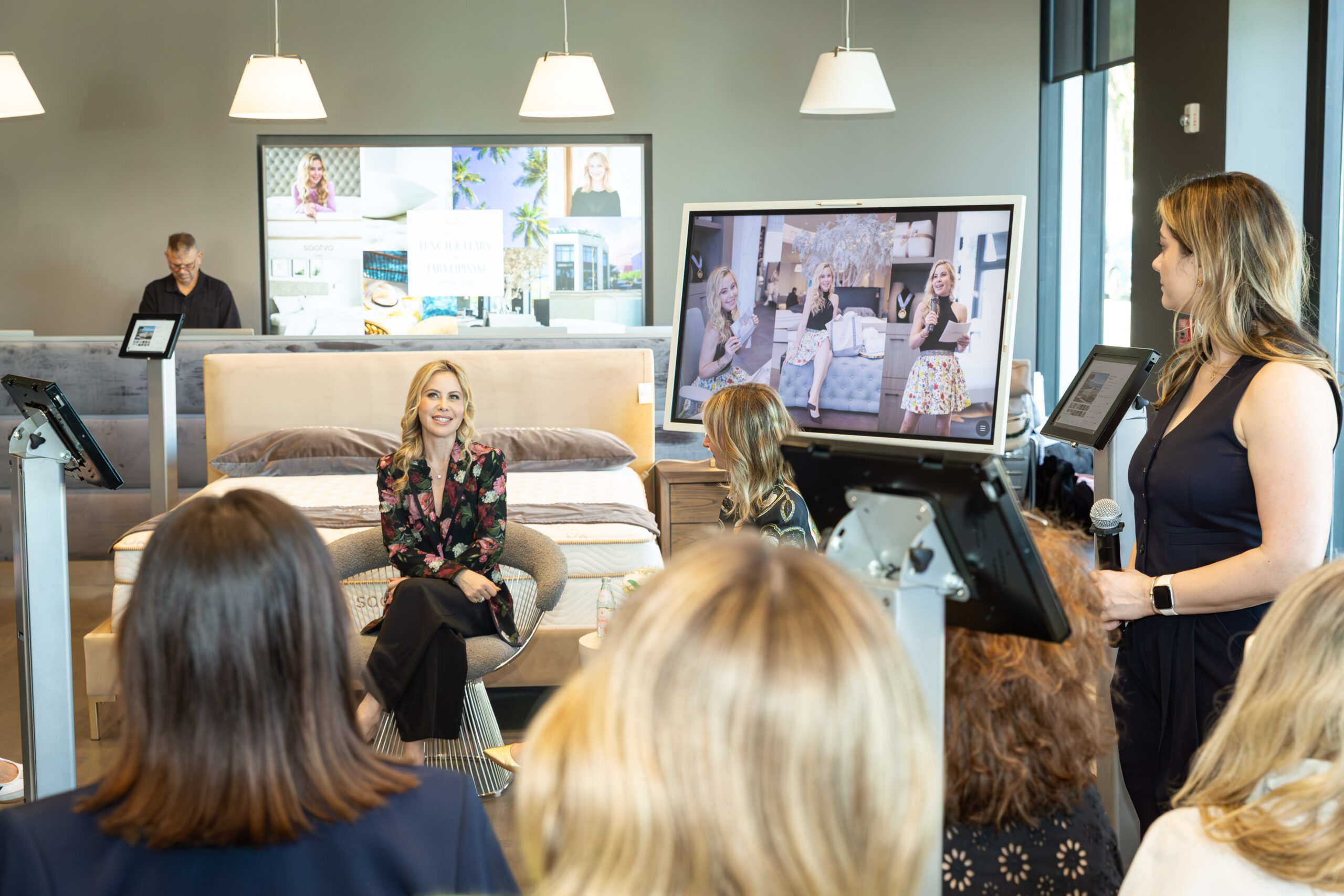 ModernLuxuryInteriors Saatva Event March Tara