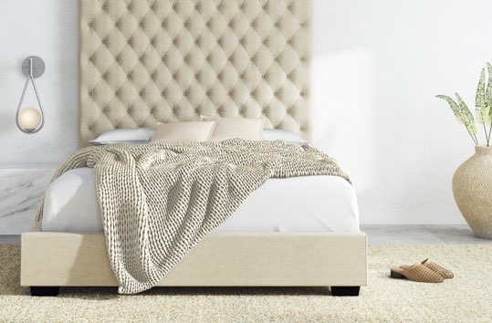 mattress on saatva bedframe