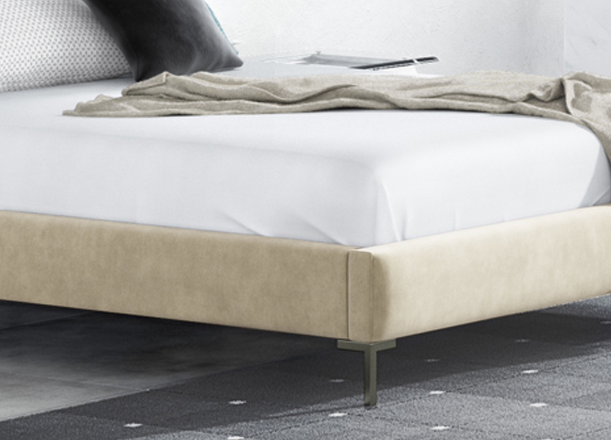 Santorini Platform Bed, Upholstered, Modern Saatva