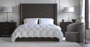 Saatva All-Year Down Alternative Comforter Folded