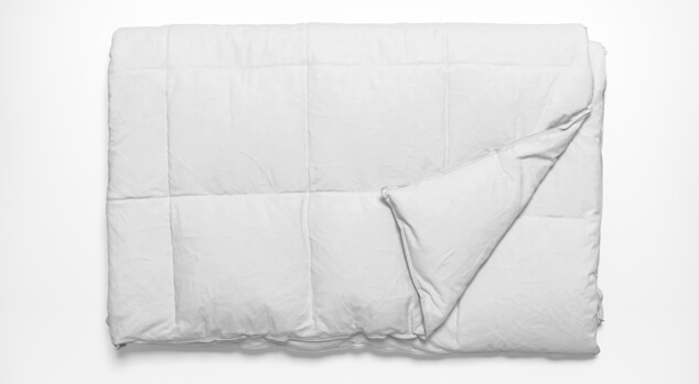 Saatva All-Year Down Alternative Comforter Side