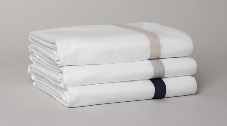 Banded Percale Sheet Set