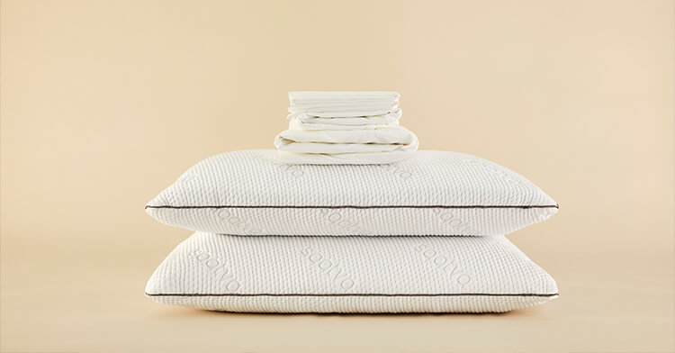 Stacked bedding products