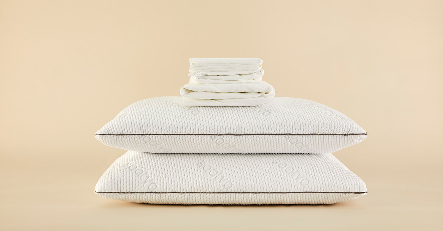 Stacked bedding products