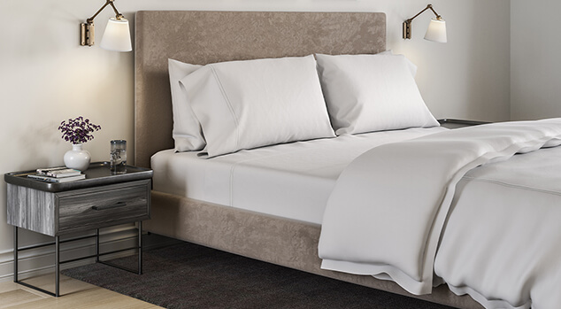 Embroidered Sateen Sheet Set