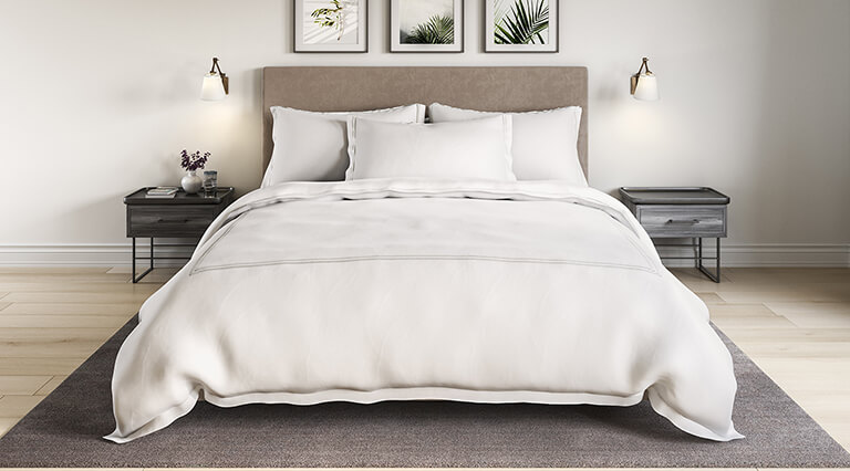 Embroidered Sateen Duvet Cover Set