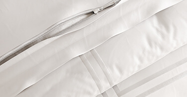 Embroidered Sateen Duvet Cover Set