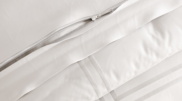 Embroidered Sateen Duvet Cover Set