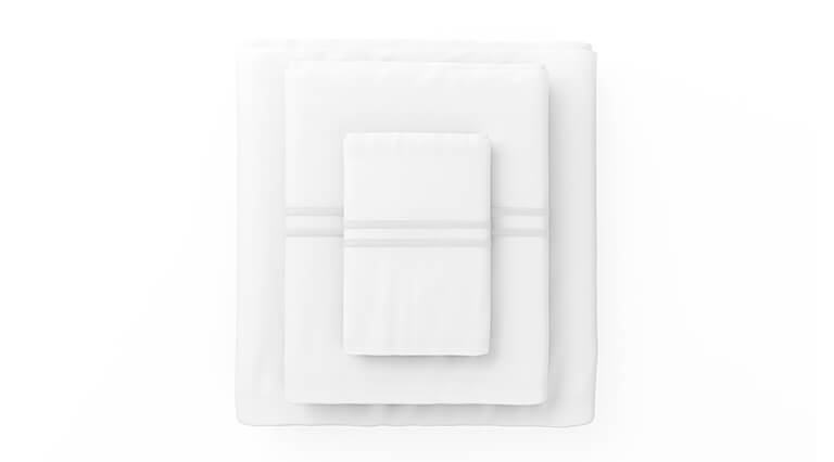 Embroidered Sateen Sheet Set