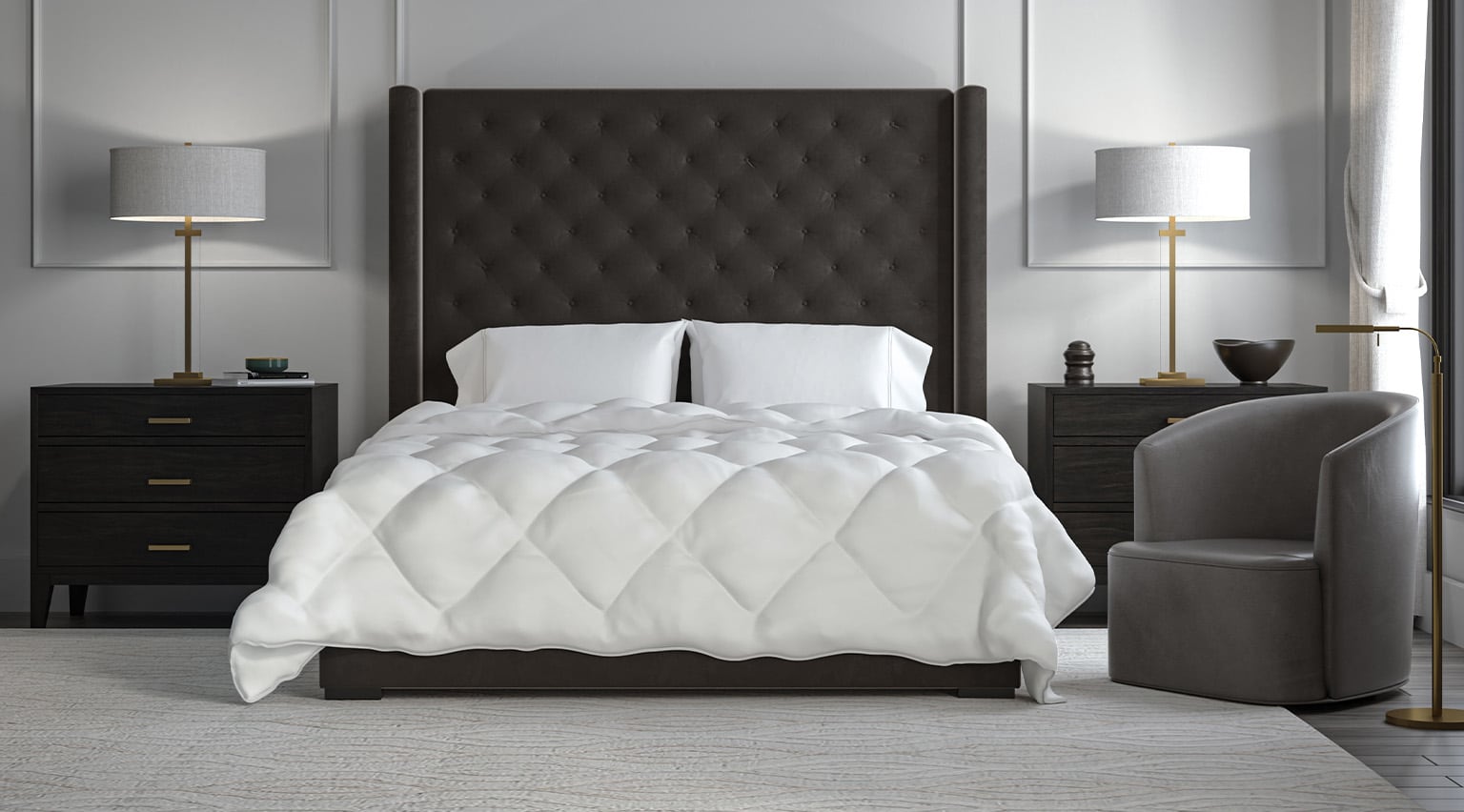 Heavyweight Down Alternative Comforter Saatva
