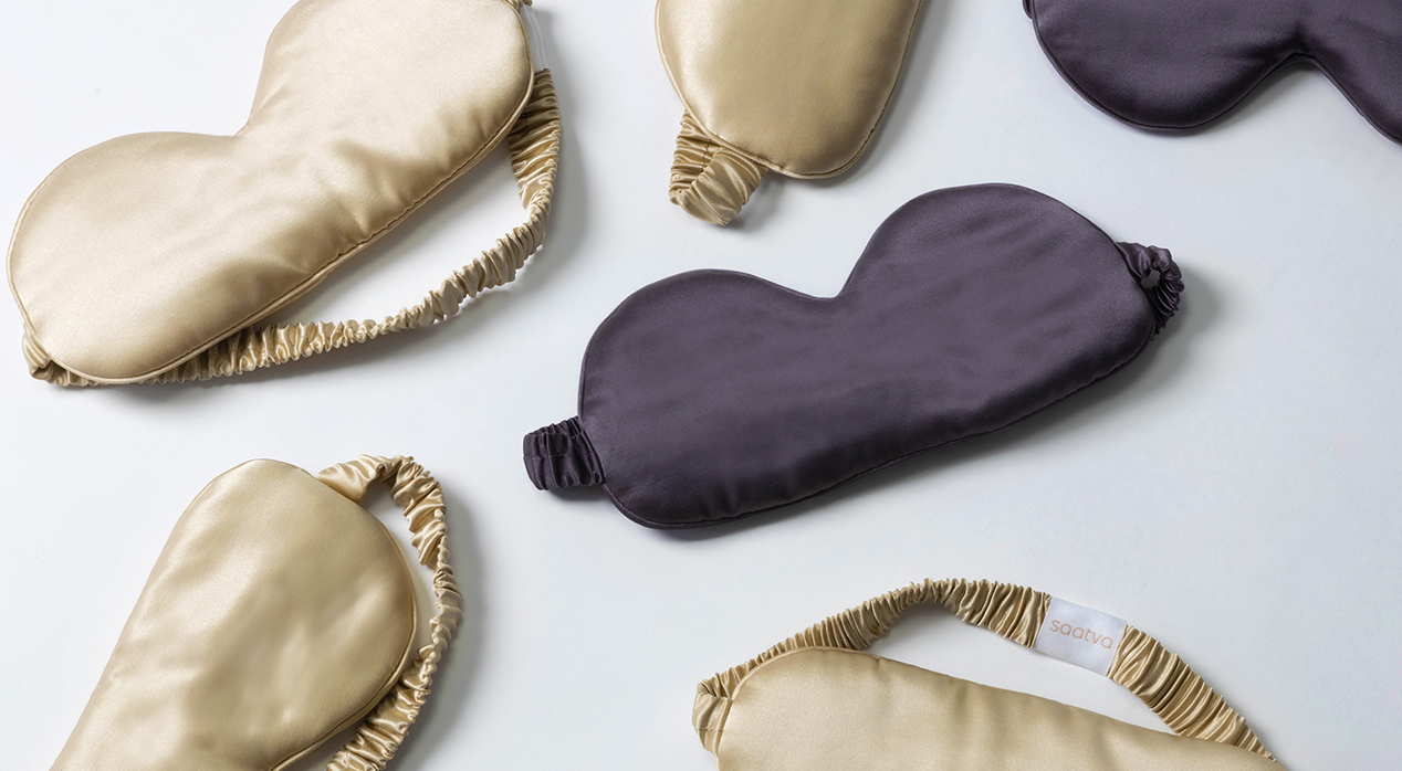 Mulberry Silk Eye Mask Saatva