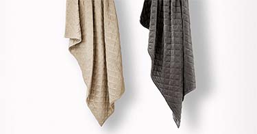 Weighted Blankets Hanging.